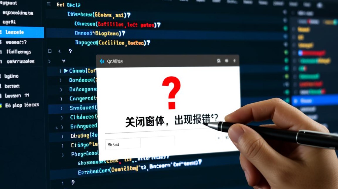 qt 关闭窗体报错解决方法详解，是代码问题还是环境配置出错？-图3