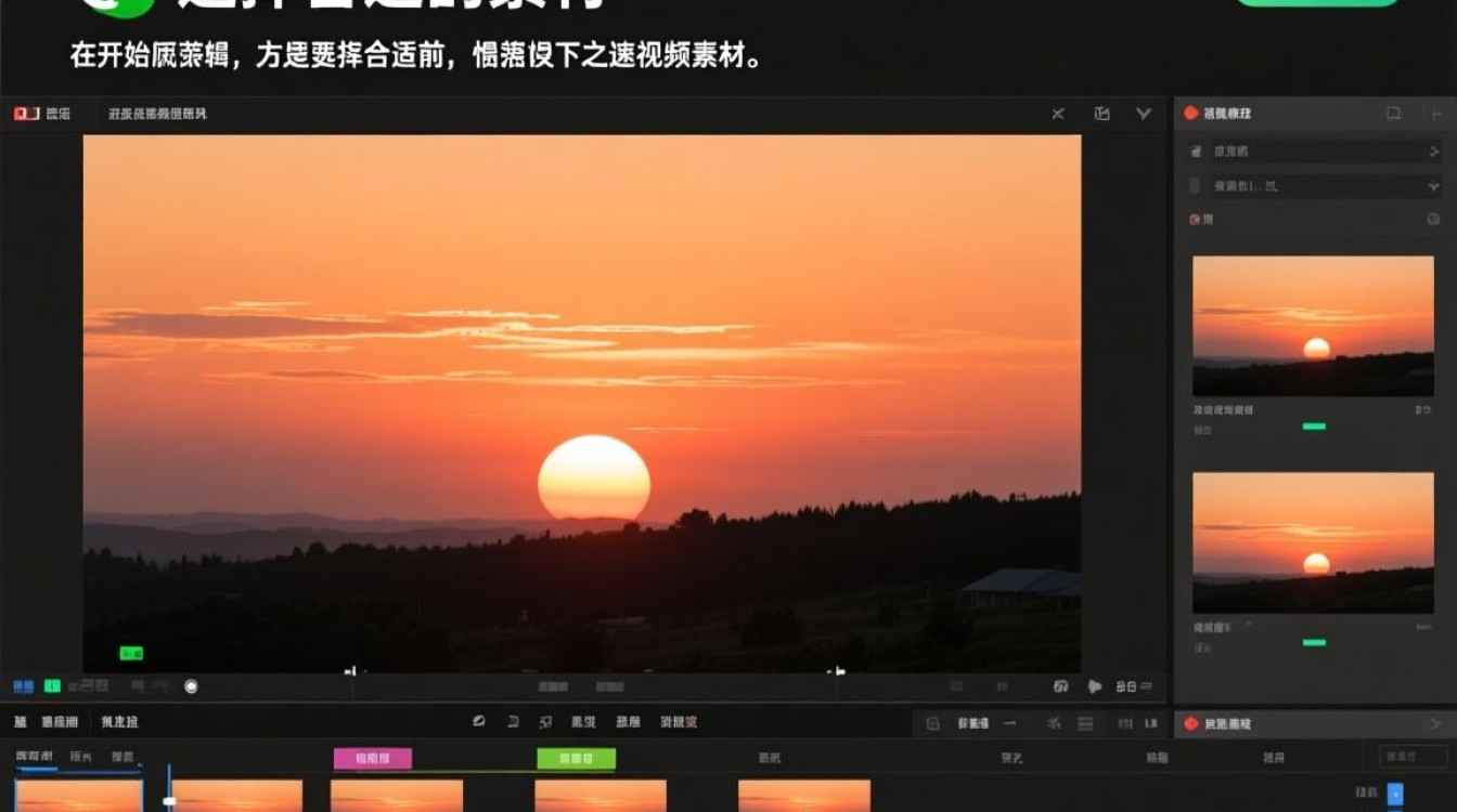 如何制作令人陶醉的落日慢速视频剪辑技巧揭秘？-图1