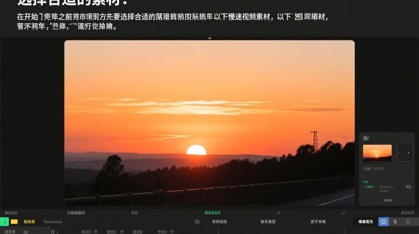 如何制作令人陶醉的落日慢速视频剪辑技巧揭秘？-图2