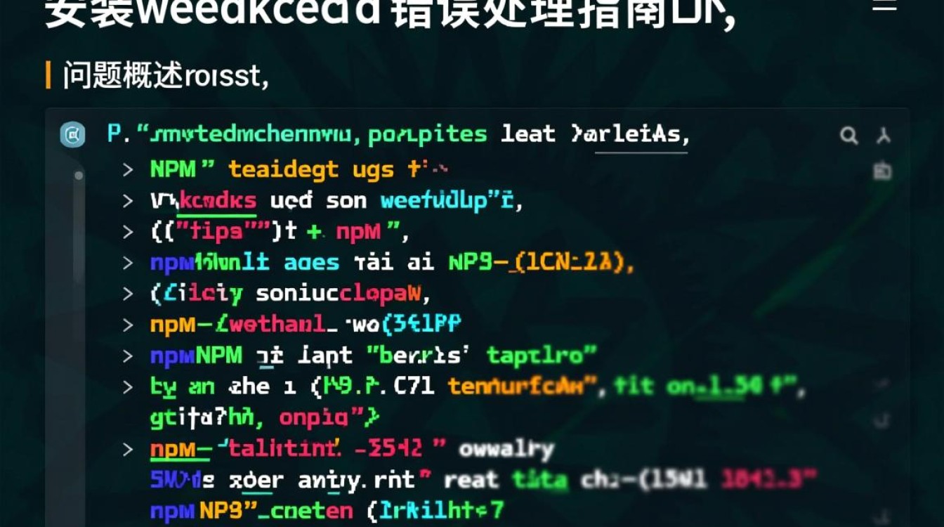 为什么npm安装webpack总是出现报错？深层原因及解决方案分析-图3