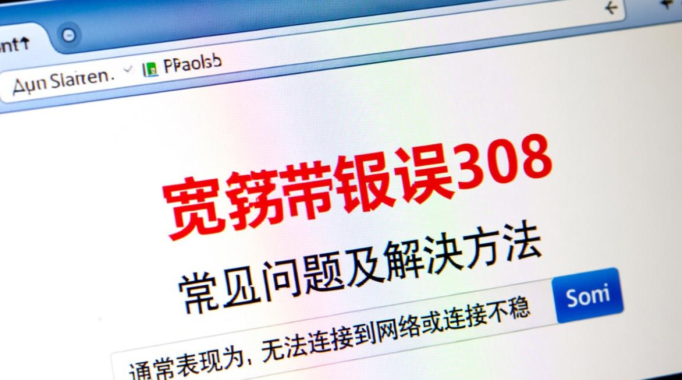 校园宽带报错308，为何频繁出现？解决方法是什么？-图1