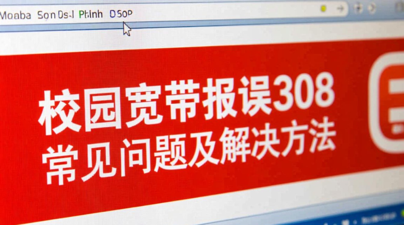校园宽带报错308，为何频繁出现？解决方法是什么？-图3