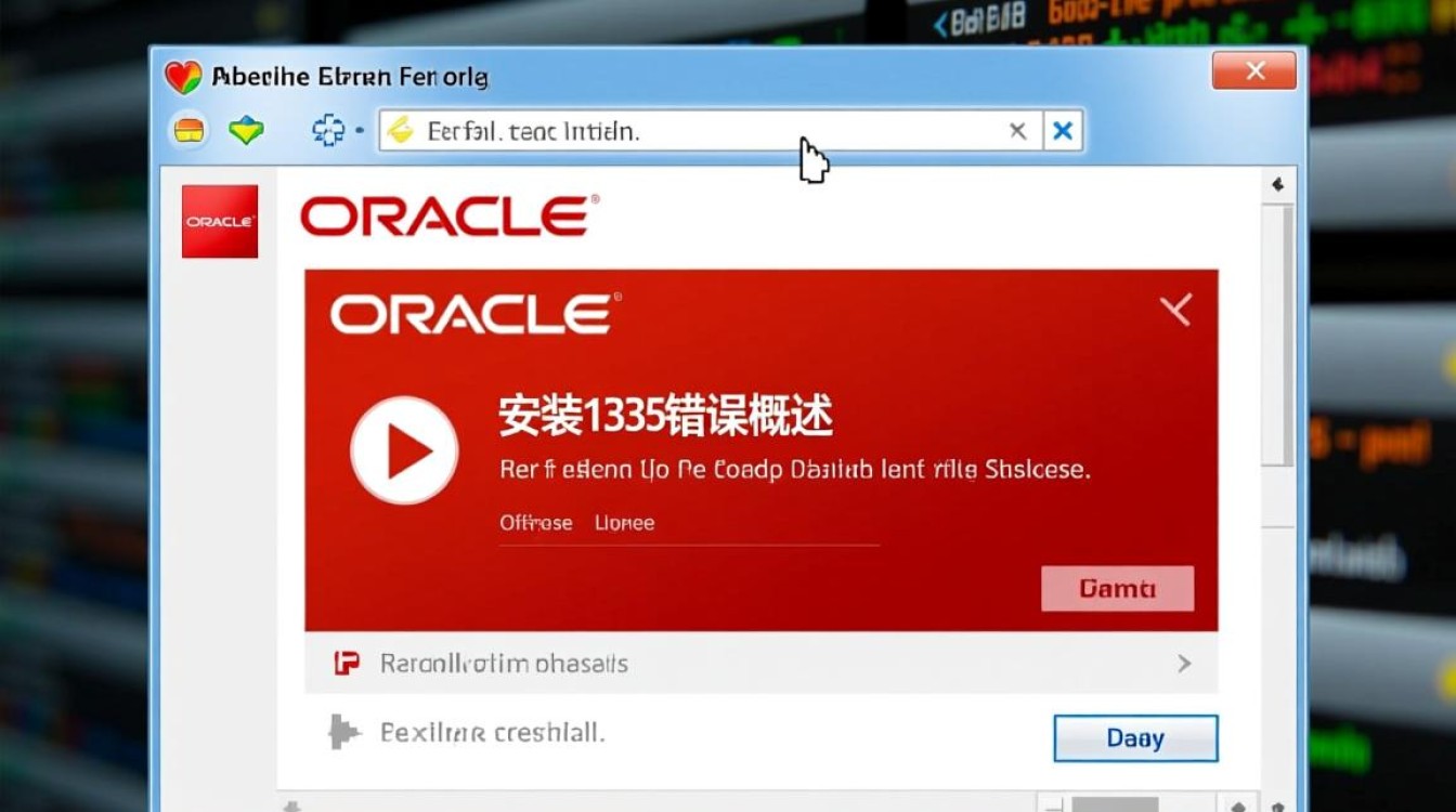 Oracle安装过程中频繁出现1335错误，原因及解决方法是什么？-图2