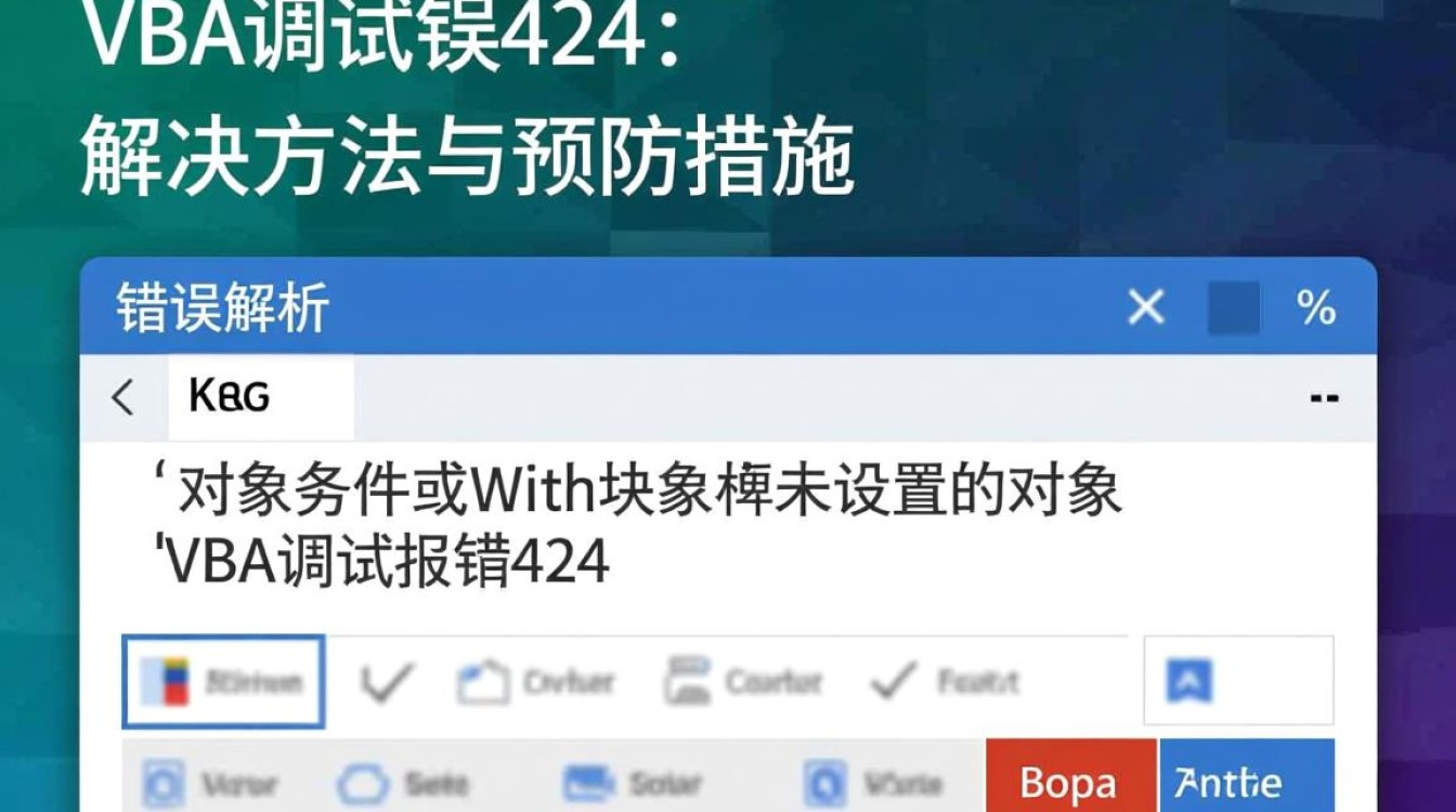 VBA调试报错424,究竟是什么原因导致Excel宏运行异常?如何有效解决?-图3 VBA调试报错424,究竟是什么原因导致Excel宏运行异常?如何有效解决?-图3