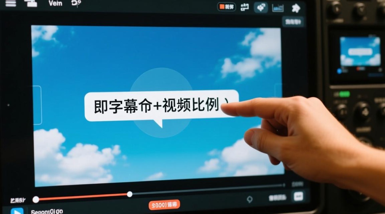视频剪辑中字幕比例如何调整以达到最佳显示效果？-图1
