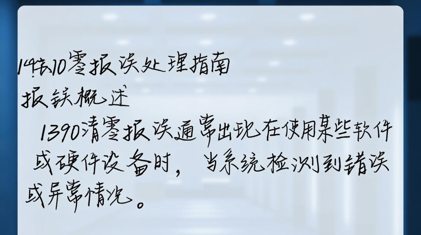 1390 清零报错系统问题频发，究竟如何解决？-图2