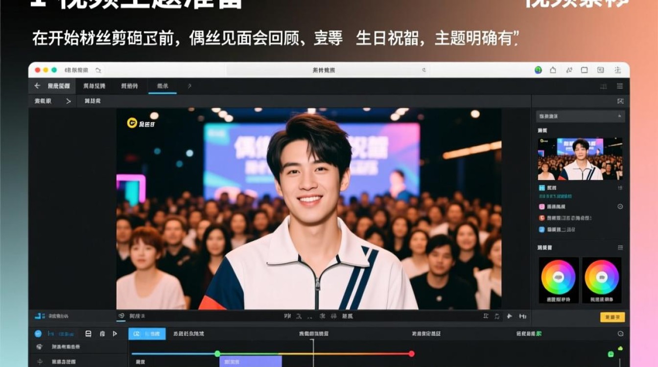 如何巧妙剪辑追星周年纪念视频，捕捉星辉与回忆？-图1