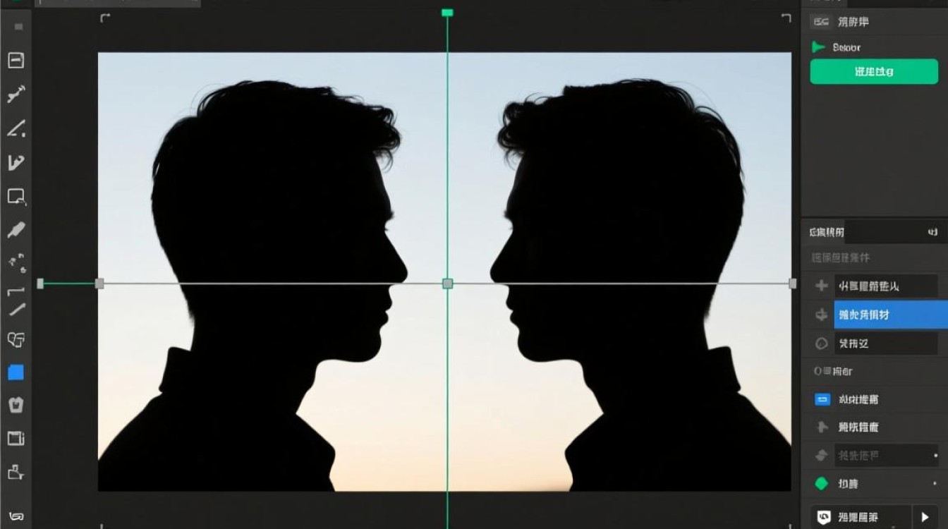 如何通过剪辑技巧将剪影转换成镜像风格的视频效果？-图3