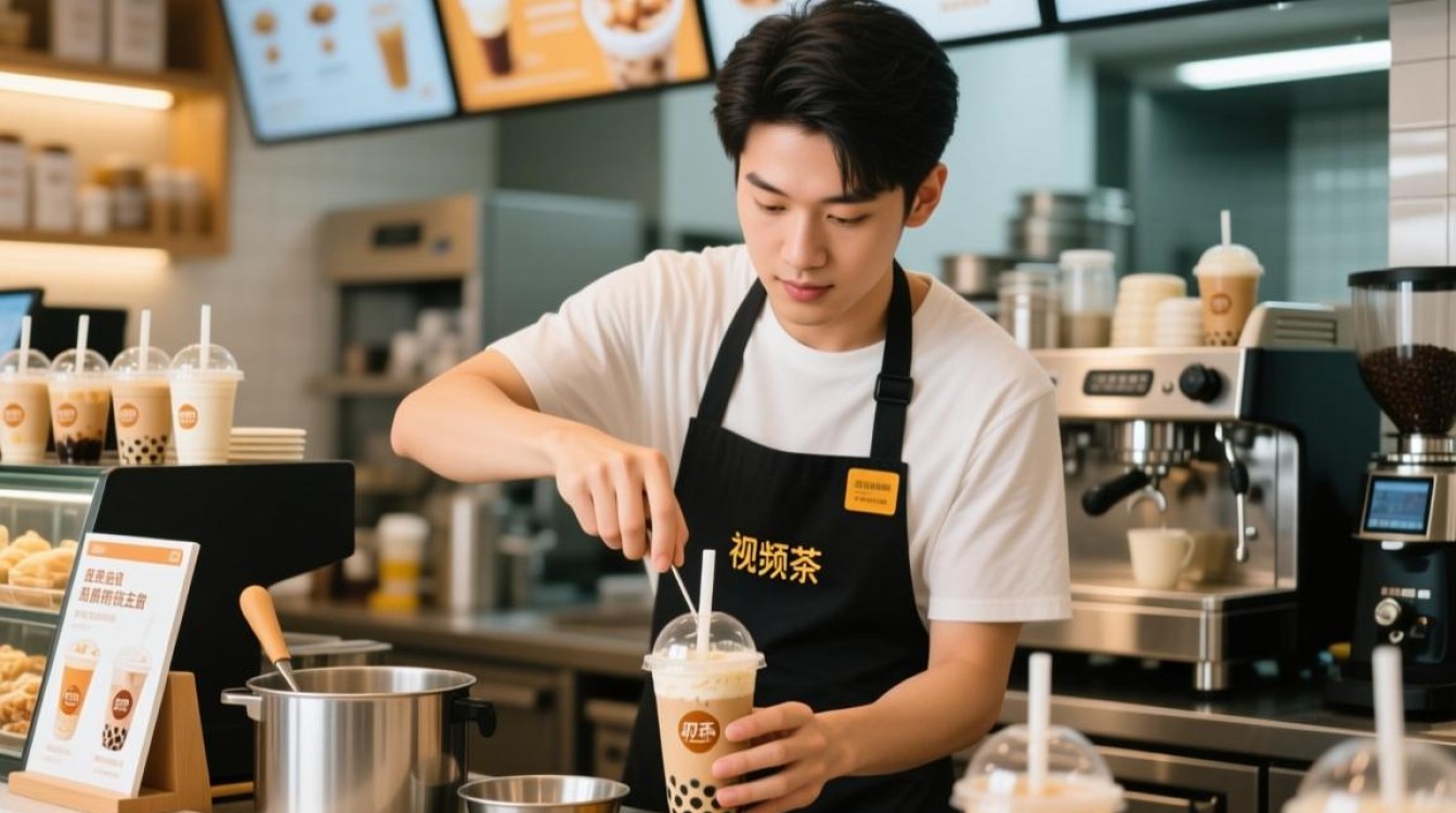 如何巧妙剪辑奶茶店宣传视频，打造吸睛效果？-图1