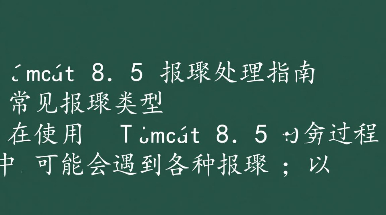 Tomcat 8.5版本运行时频繁报错，原因排查与解决方法揭秘？-图1
