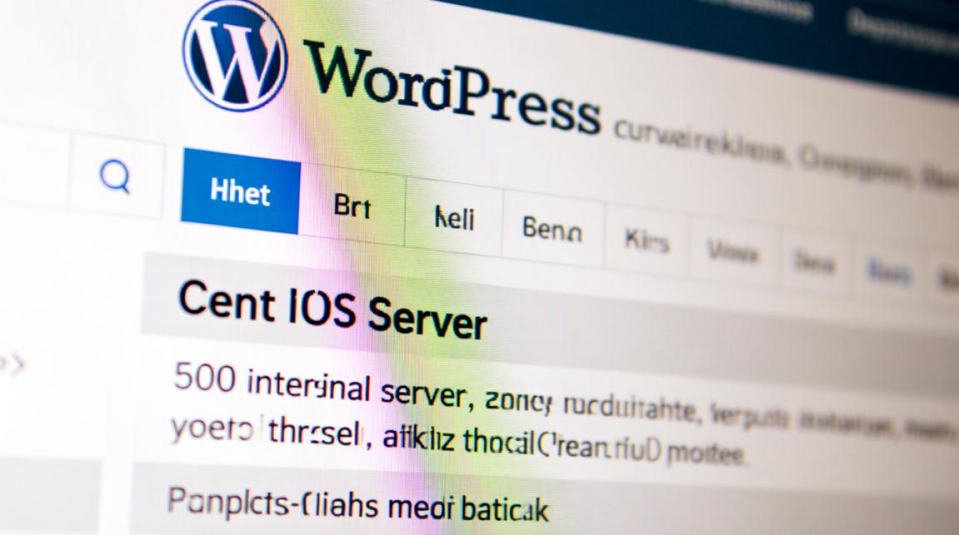 CentOS WordPress 500错误频繁出现，原因排查与解决方法是什么？-图1