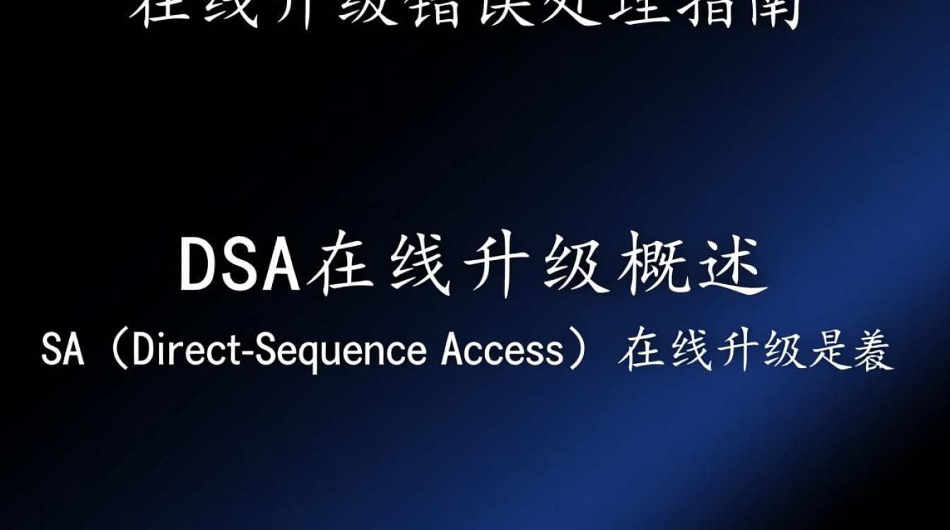 DSA在线升级为何频繁报错？排查与解决方法大揭秘！-图2