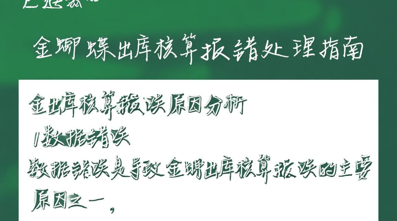 金蝶出库核算报错频发？原因分析及解决对策有哪些？-图1