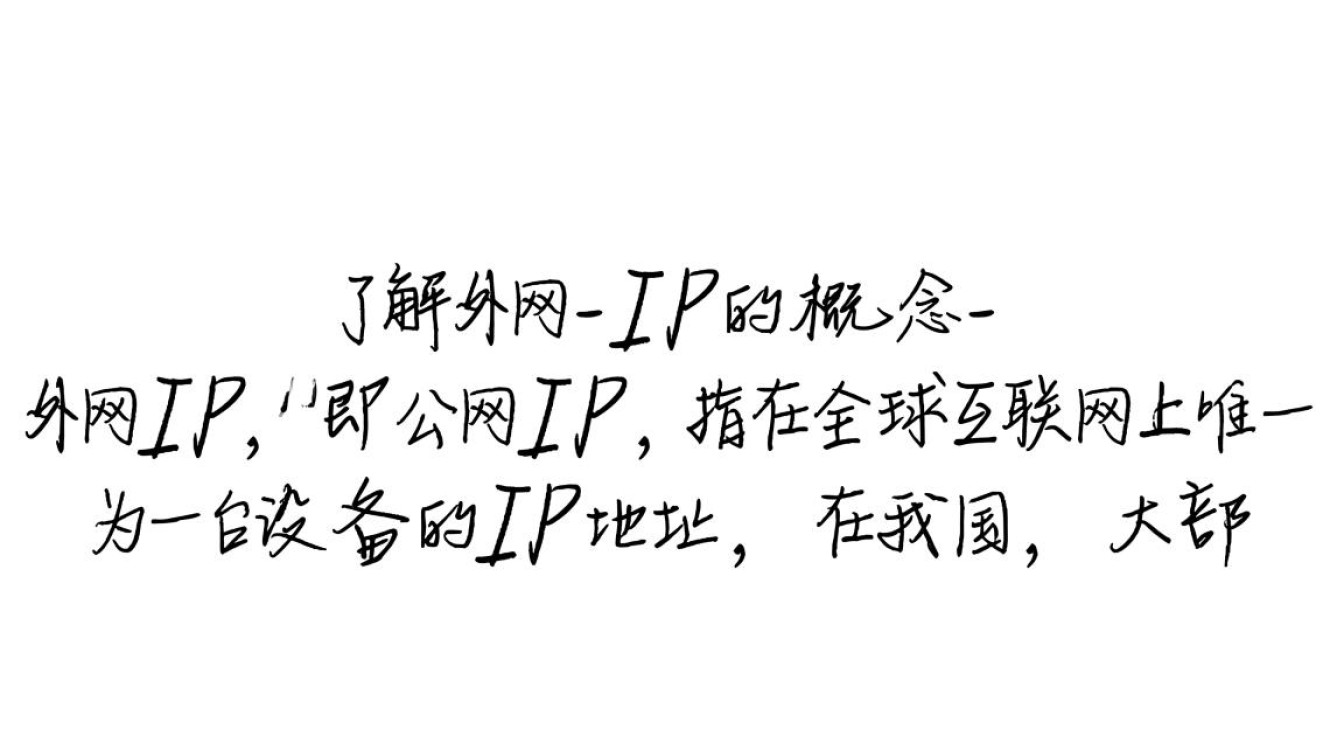如何轻松获取外网真实IP地址？揭秘高效外网IP查询技巧！-图1