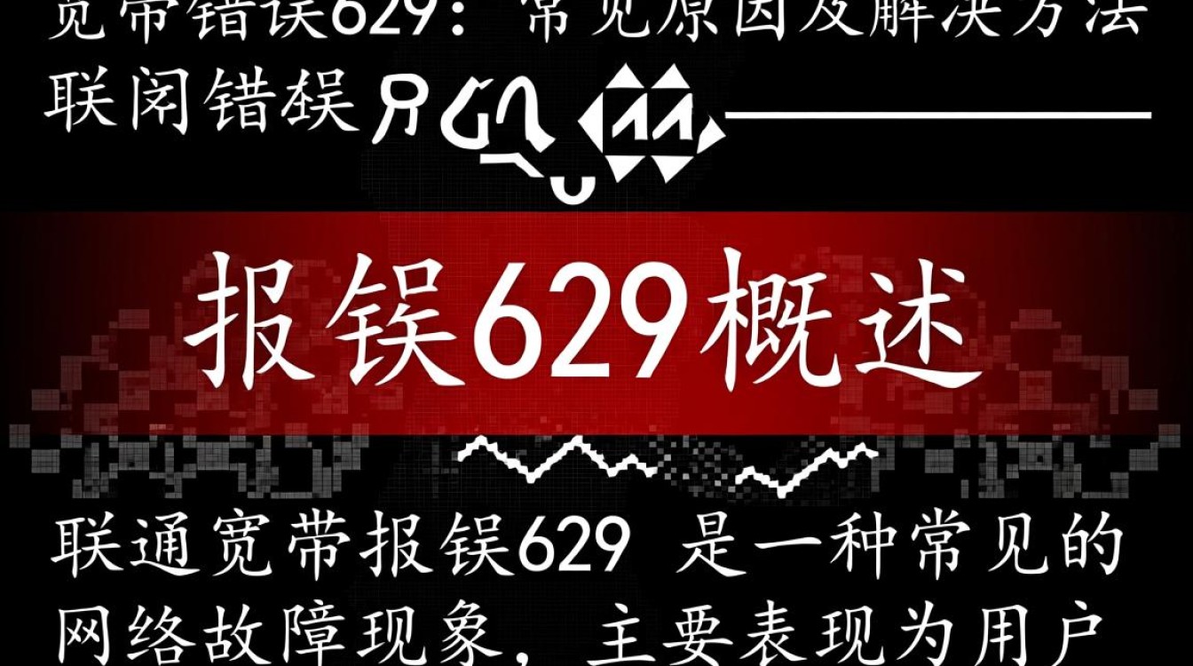 联通宽带报错629?30秒内快速排查及解决方法大揭秘!-图1 联通宽带报错629?30秒内快速排查及解决方法大揭秘!-图1