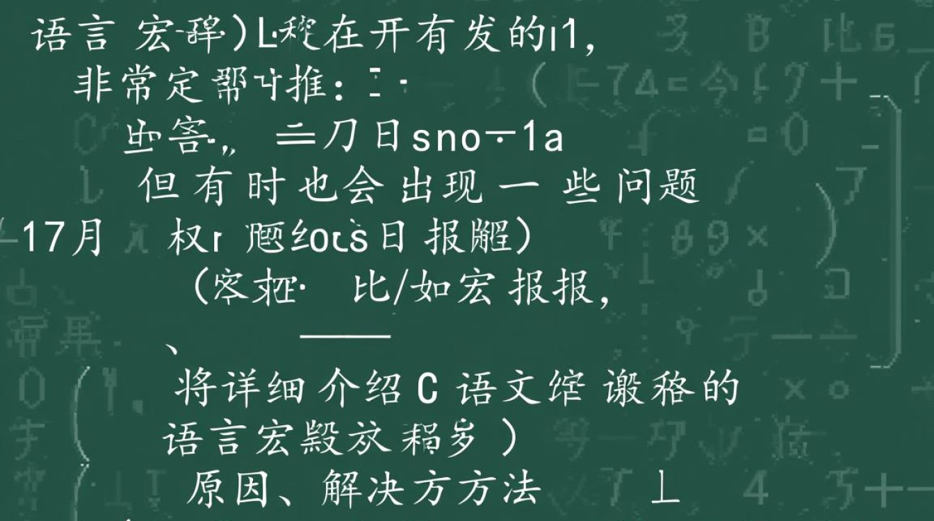 C语言宏定义中为何频繁出现错误，如何有效排查和解决？-图2
