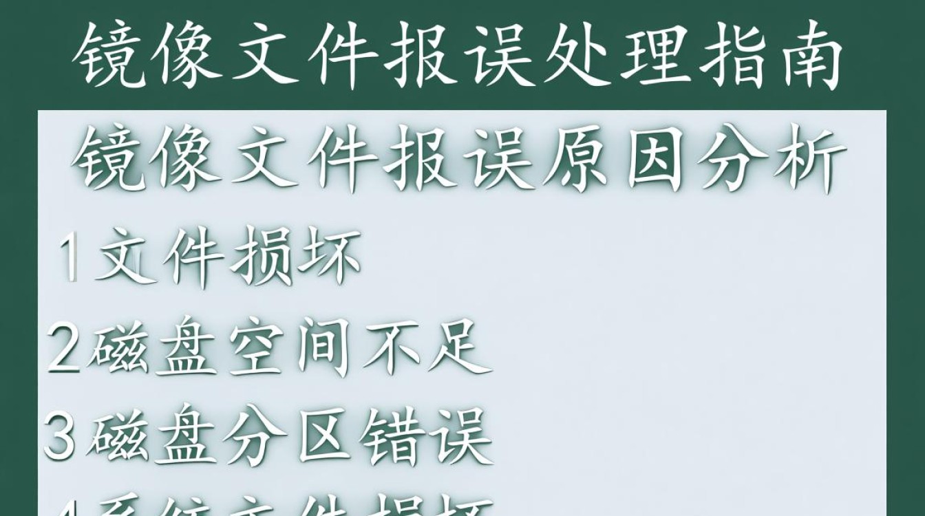 为何镜像文件频繁报错？深层原因及解决方法探究？-图1