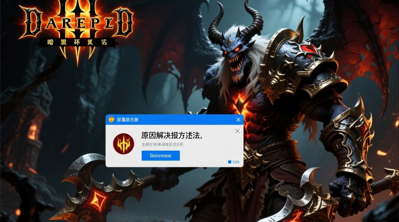 暗黑2全屏报错怎么办？原因排查及解决方法详解-图3