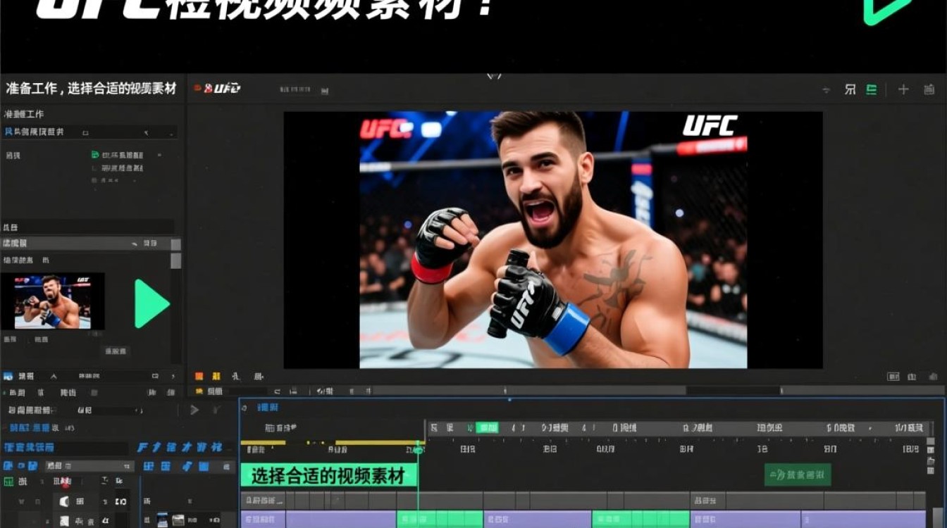 如何高效制作引人入胜的UFC比赛精彩片段短视频？-图1