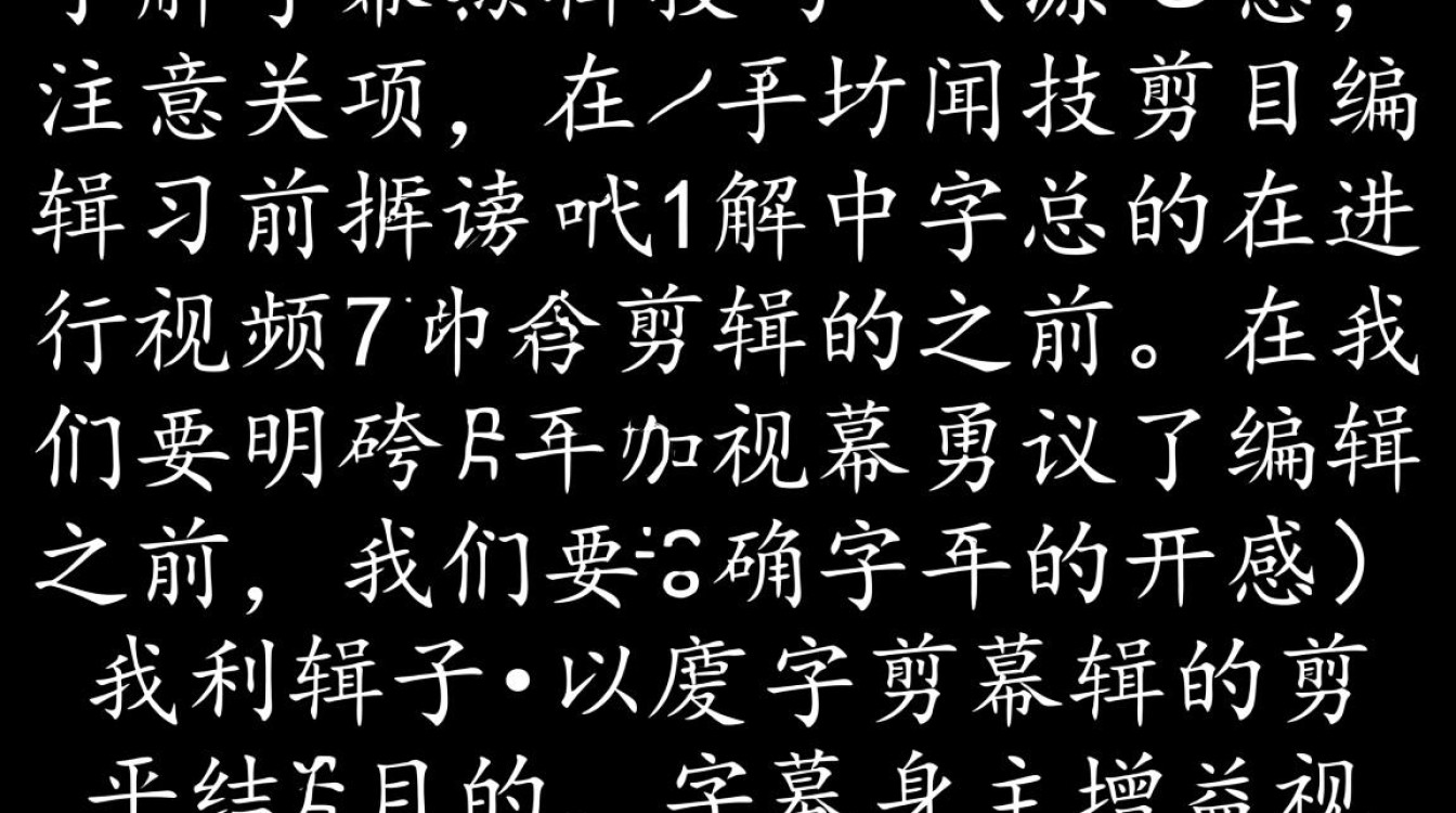 视频剪辑技巧，字幕如何巧妙嵌入与剪辑？-图3