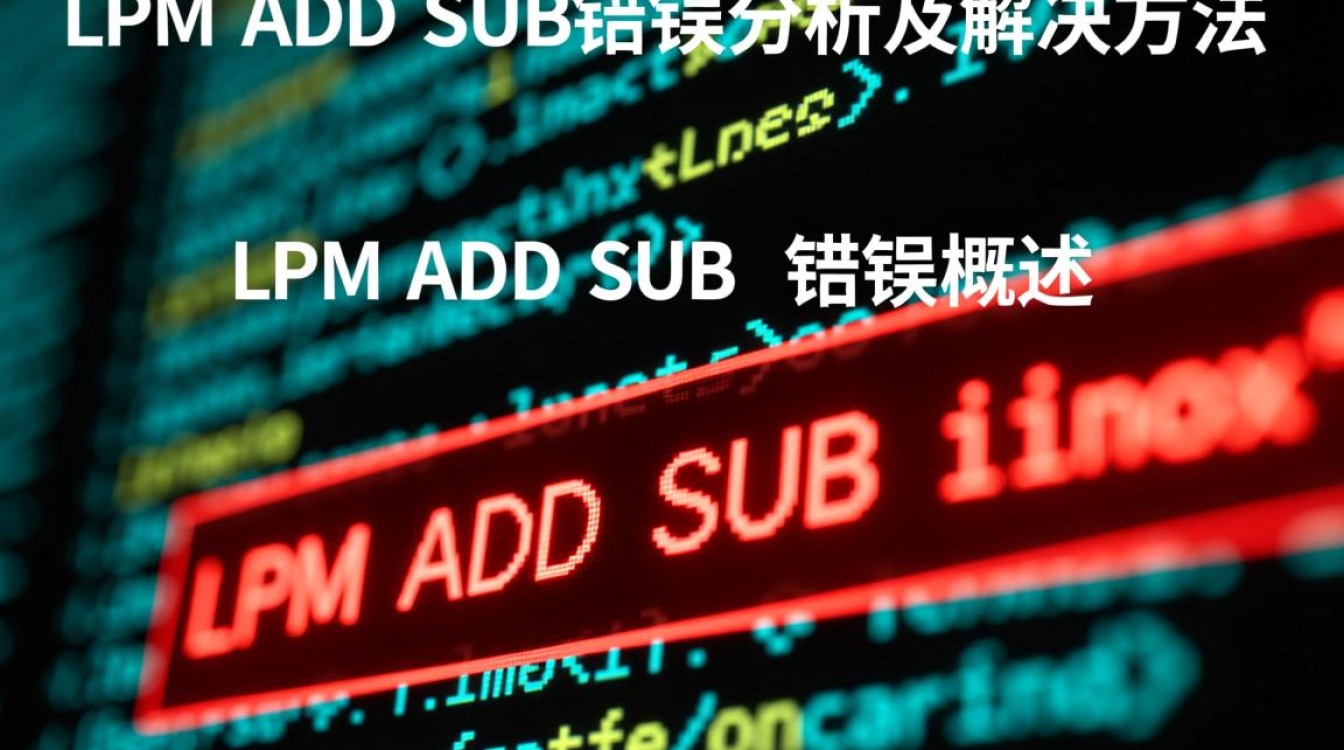 lpm add sub操作中频繁报错，究竟是什么原因导致？-图3