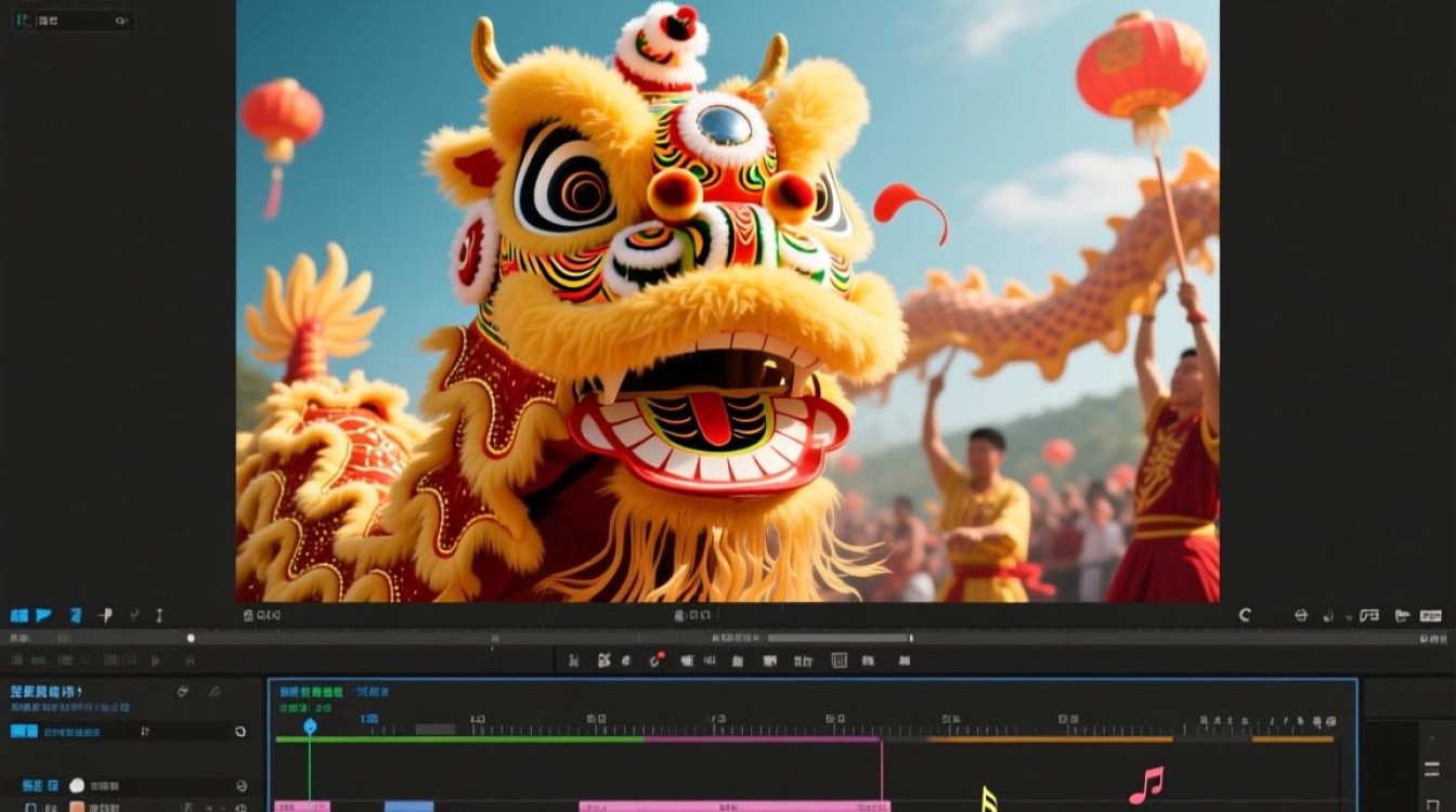如何巧妙剪辑舞龙音乐视频,打造视觉与听觉的完美融合?-图3 如何巧妙剪辑舞龙音乐视频,打造视觉与听觉的完美融合?-图3