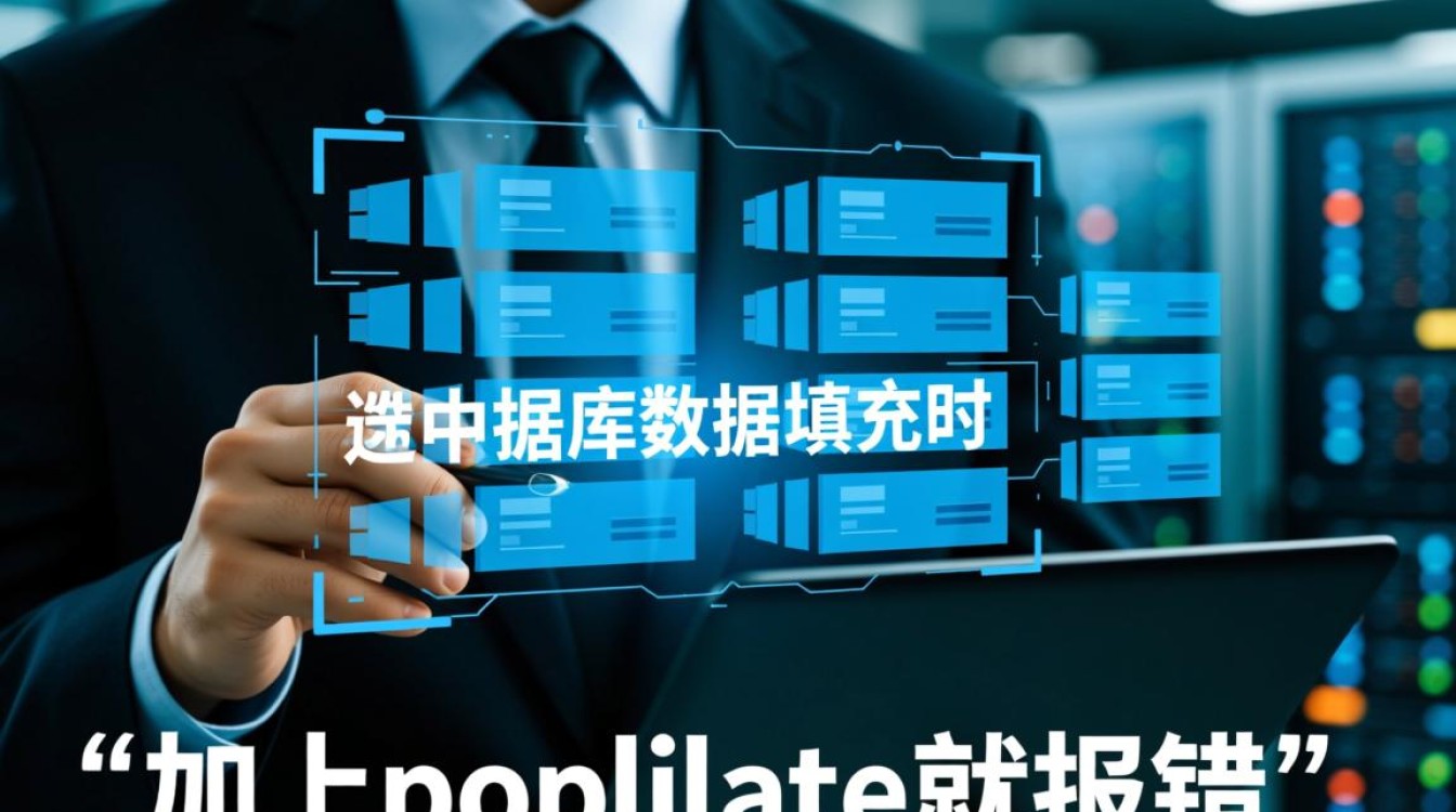 使用populate函数时遇到错误，具体问题是什么导致报错？-图2