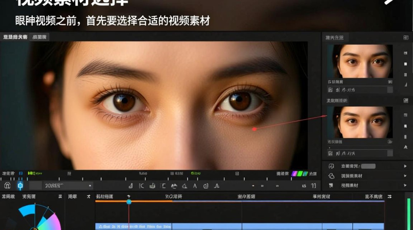 如何精准剪辑眼神视频，打造引人入胜的后期效果？-图1