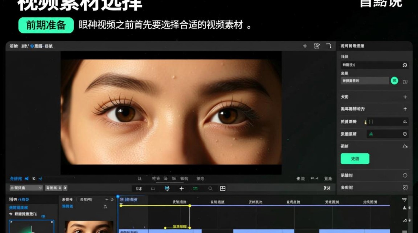 如何精准剪辑眼神视频，打造引人入胜的后期效果？-图3