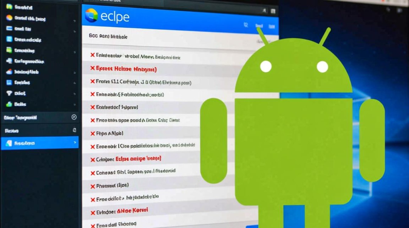 eclipse导入Android项目时频繁报错，究竟是什么原因导致的？-图1