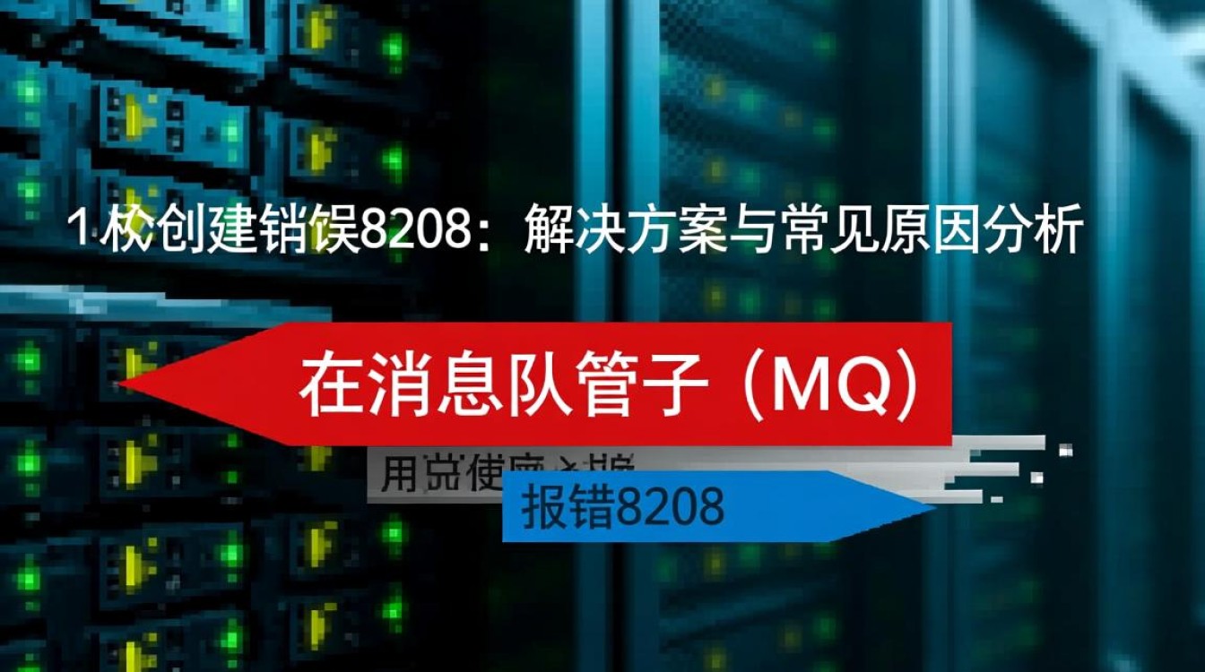 mq创建报错8208问题排查，原因分析及解决方法有哪些？-图1