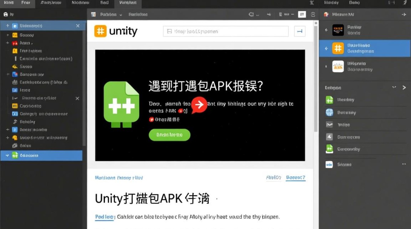 Unity打包APK时频繁报错，是配置问题还是代码bug？如何高效解决？-图1