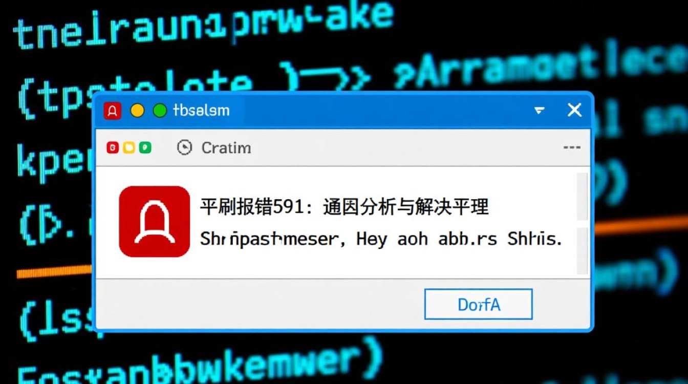 平刷报错591这是什么问题？如何解决？-图1