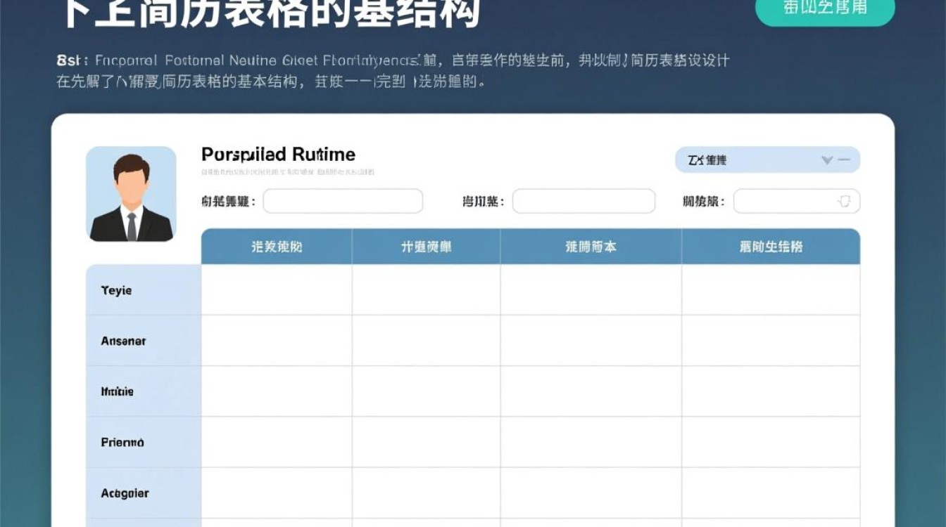 如何高效制作个人简历表格，使其脱颖而出，赢得面试机会？-图1