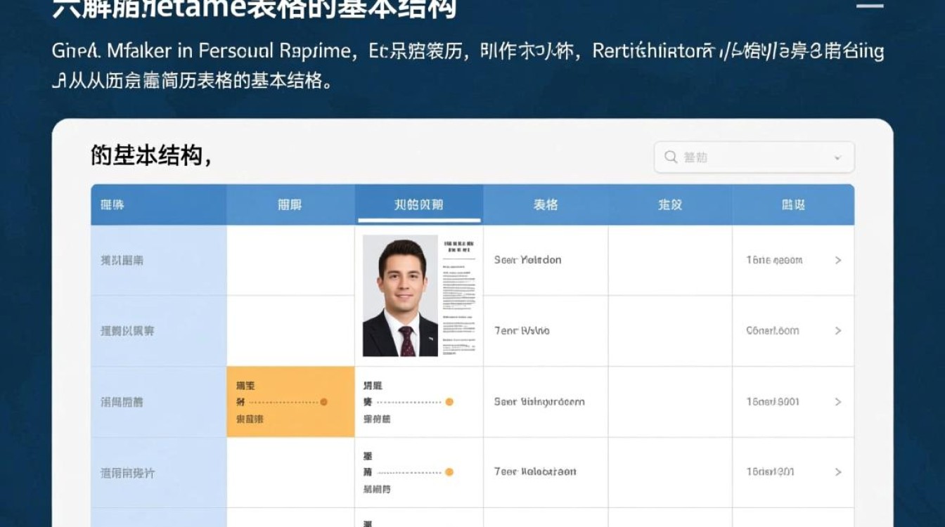 如何高效制作个人简历表格，使其脱颖而出，赢得面试机会？-图2