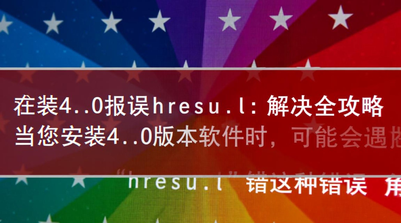 安装4.0报错hresult?详细原因及解决方法大揭秘!-图2 安装4.0报错hresult?详细原因及解决方法大揭秘!-图2