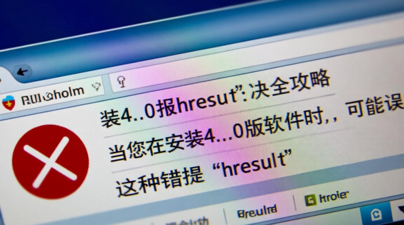 安装4.0报错hresult?详细原因及解决方法大揭秘!-图1 安装4.0报错hresult?详细原因及解决方法大揭秘!-图1