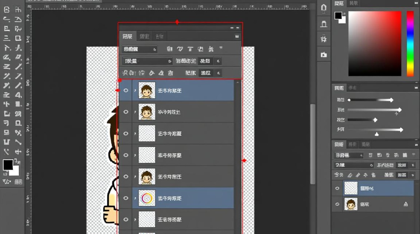 如何高效地在Photoshop中一次性选中多个图层进行操作？-图2