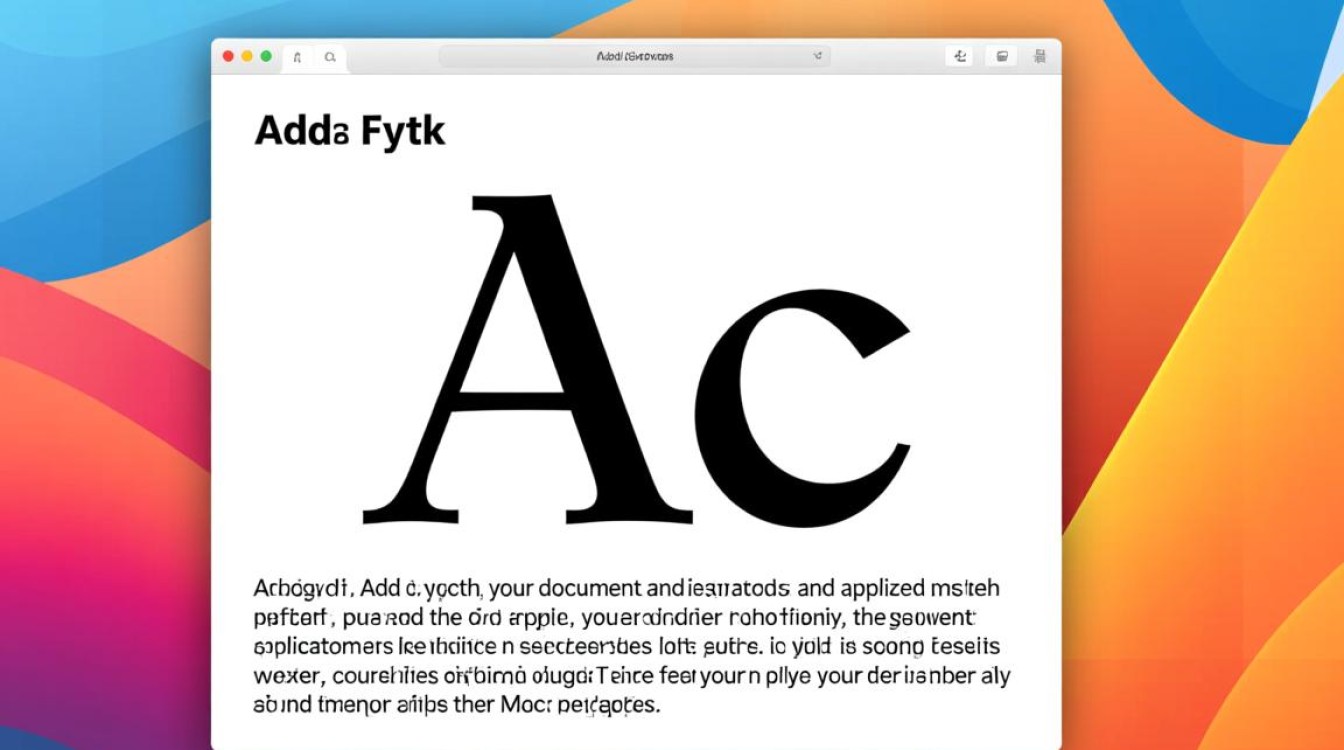 mac电脑上如何轻松添加新字体？有哪些方法可以实现字体安装？-图2
