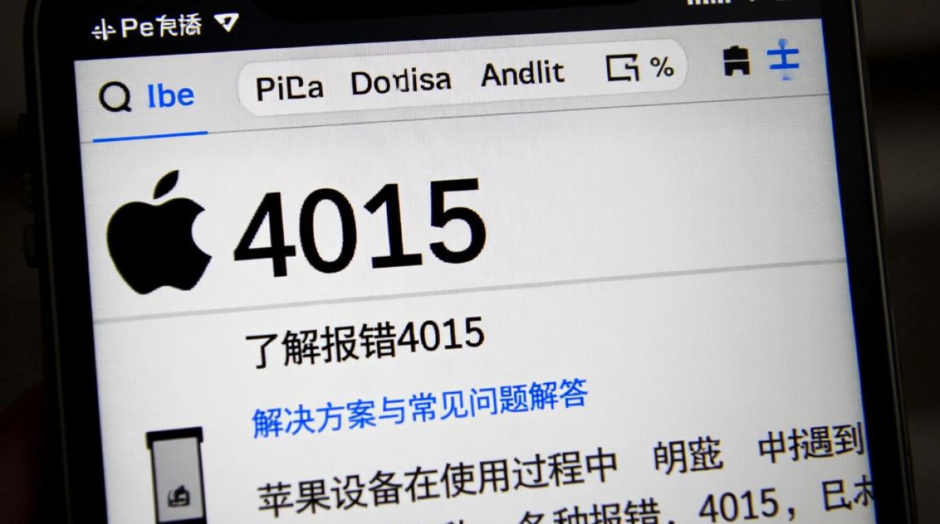 苹果设备频繁报错4015？揭秘原因及解决方法！-图3