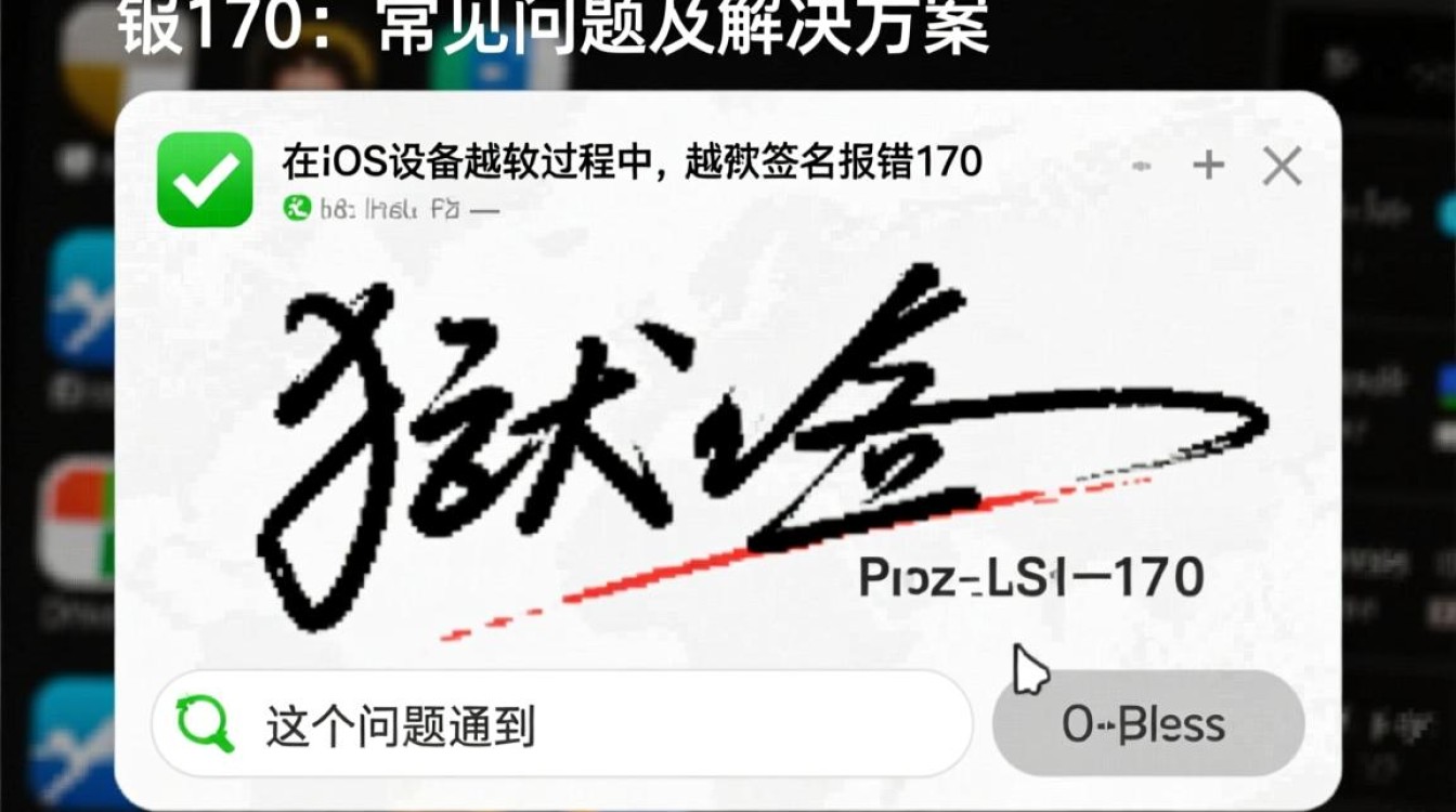 越狱签名报错170问题究竟出在哪？深度解析解决方法-图2