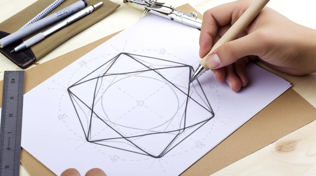 为何正多边形画法多样，哪种方法最适合初学者？-图3