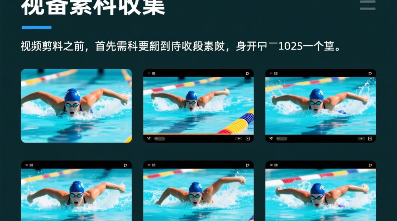 如何巧妙剪辑多段游泳视频，打造精彩合集？-图1