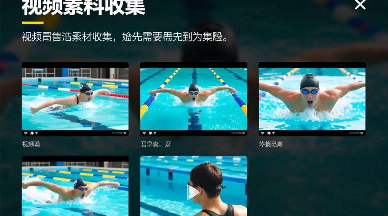 如何巧妙剪辑多段游泳视频，打造精彩合集？-图2