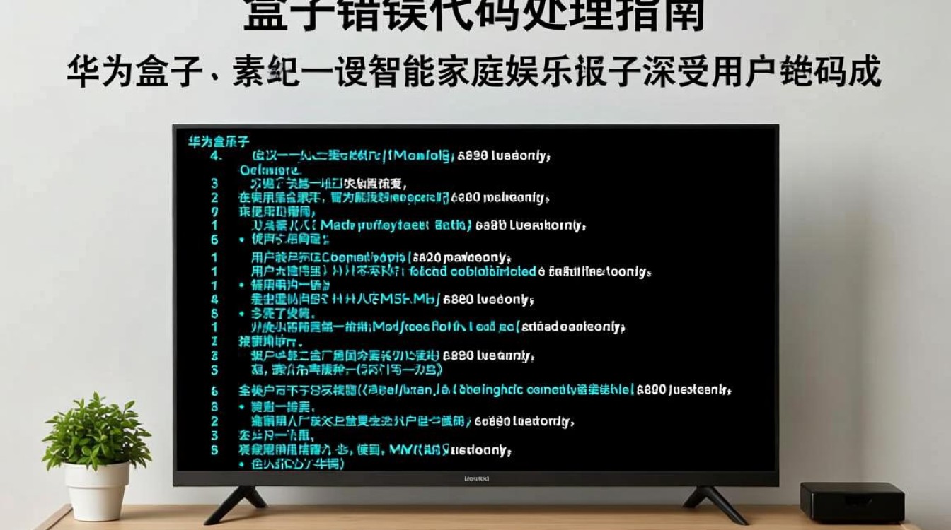 华为盒子报错代码究竟是什么原因导致的?快速排查解决方法大揭秘!-图1 华为盒子报错代码究竟是什么原因导致的?快速排查解决方法大揭秘!-图1