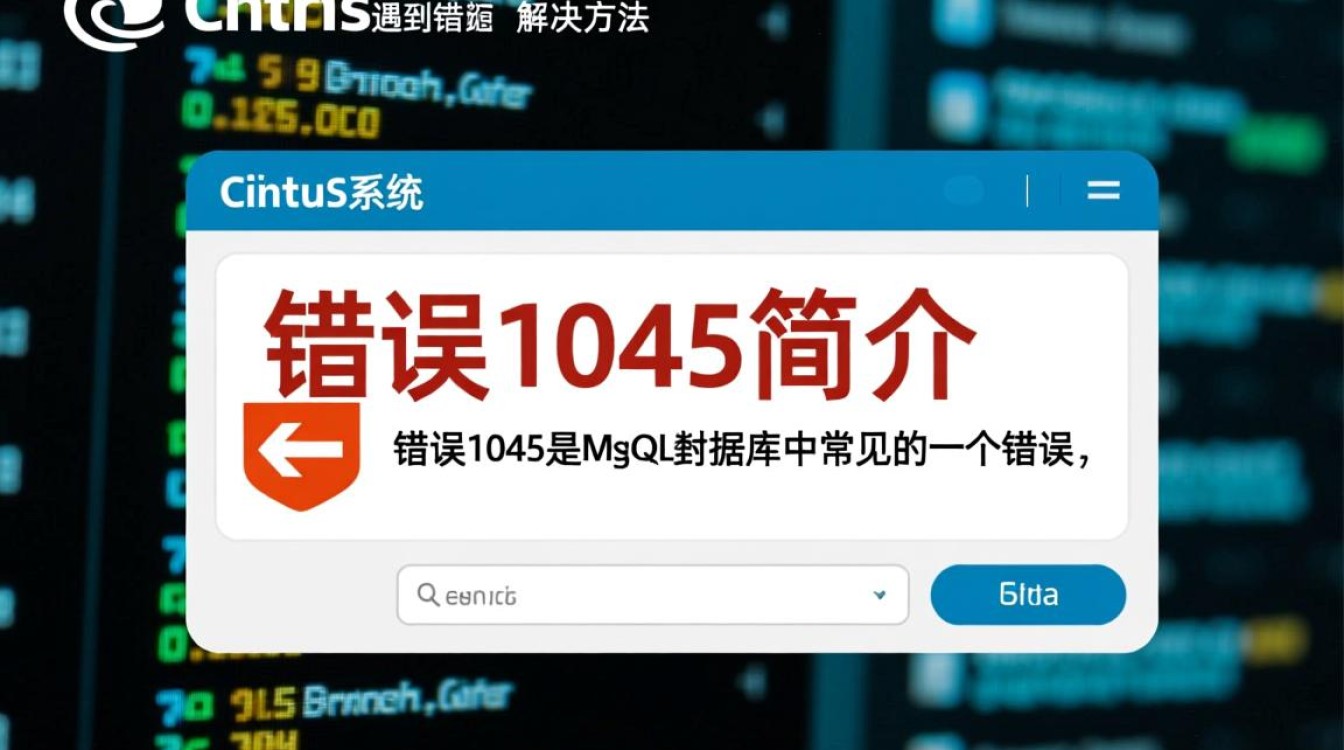 CentOS中error 1045问题具体原因及解决方法是什么？-图2