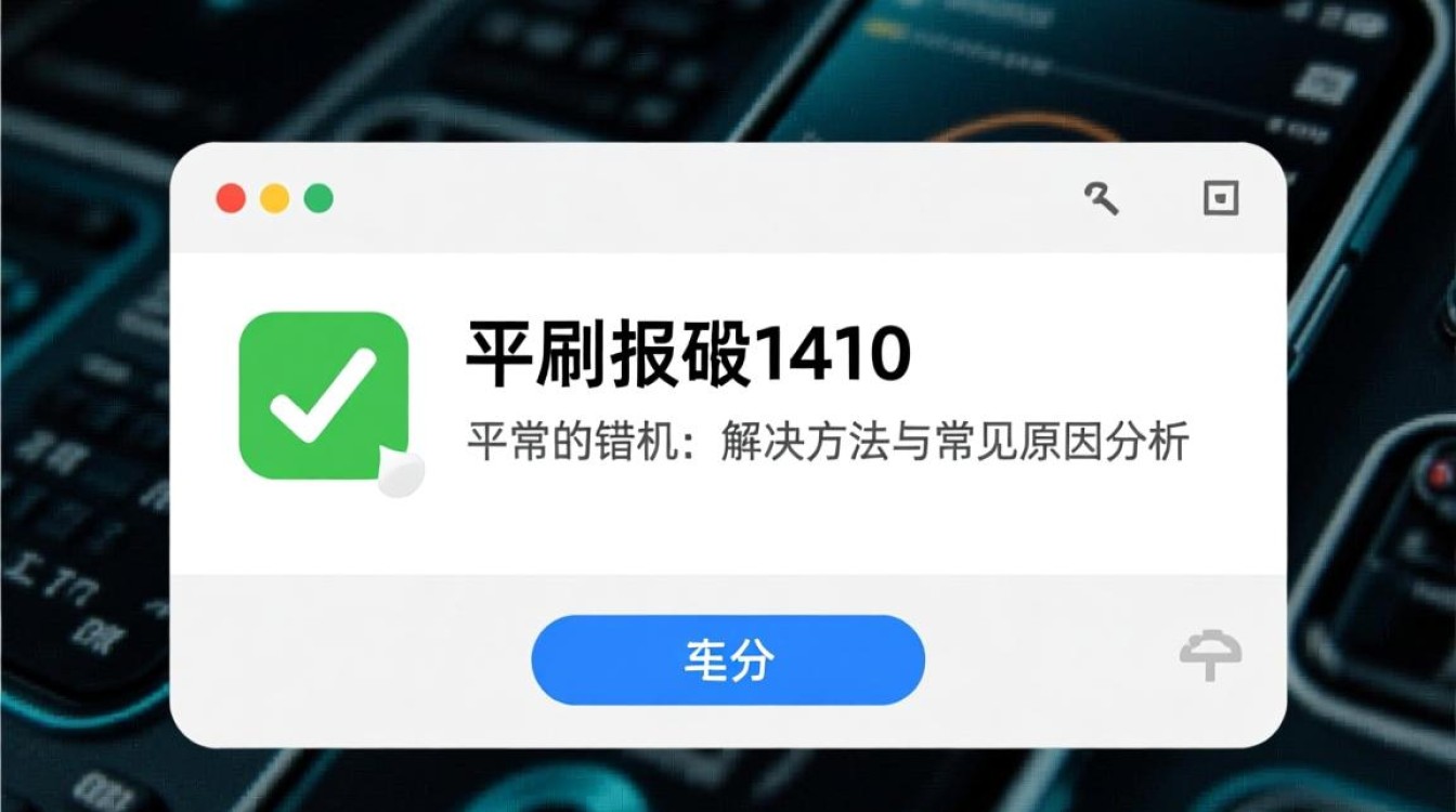 平刷报错1410？原因解析及解决方法大揭秘-图2