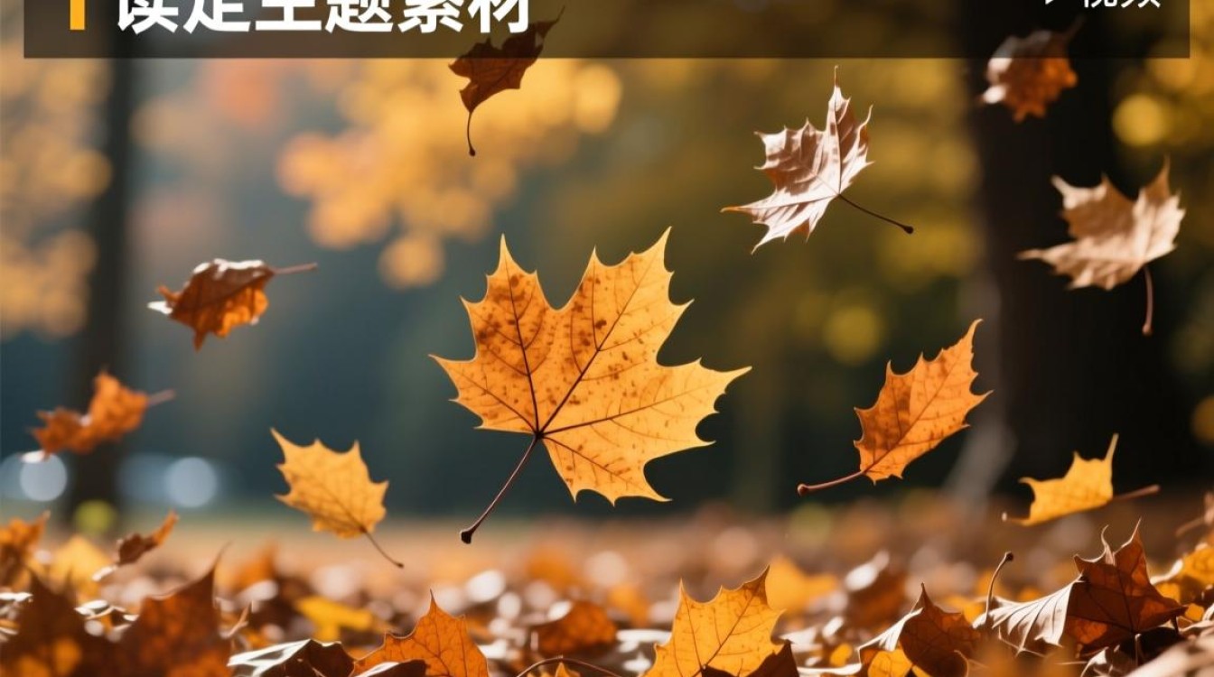 如何将秋天落叶元素巧妙融入视频剪辑中？-图2