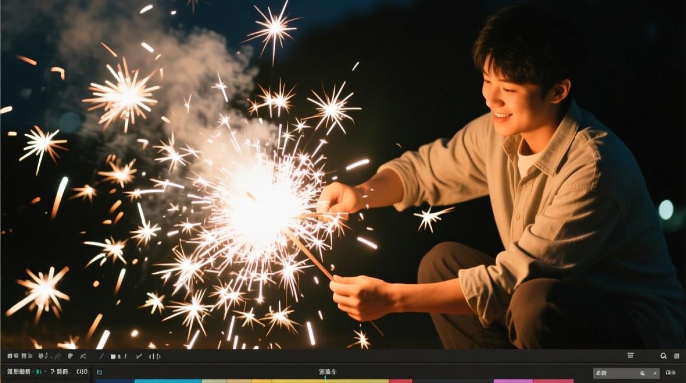 如何巧妙剪辑烟花段落，打造视觉盛宴视频教程？-图1