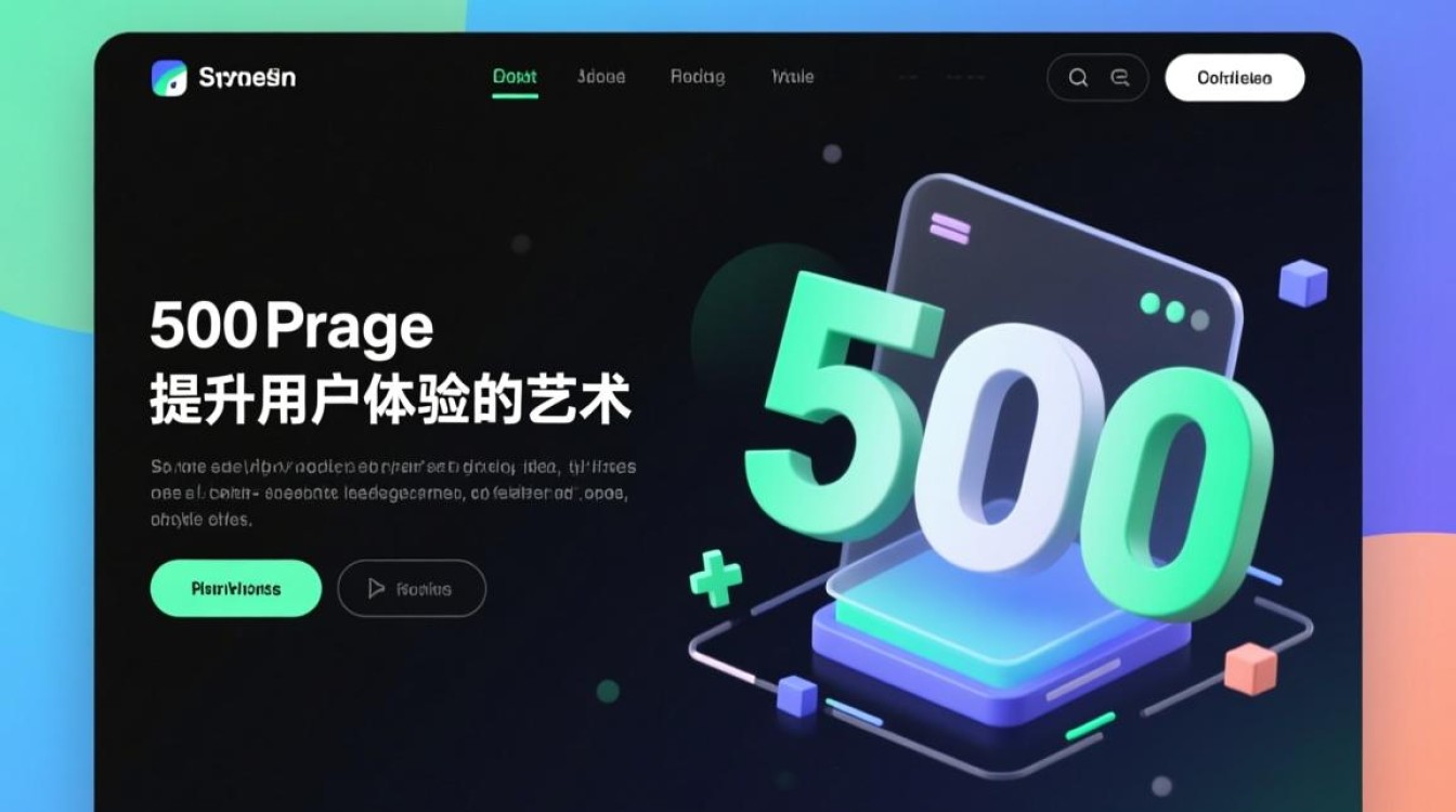 500报错页面设计如何打造既美观又实用的用户体验长尾疑问标题？-图1